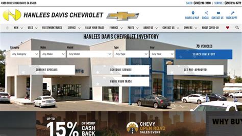 New And Used Cars For Sale Sacramento Hanlees Davis Chevrolet