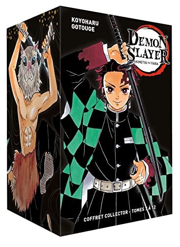 Demon Slayer 2 Tomes 7 à 12 Coffret Collector 2022 Panini Manga