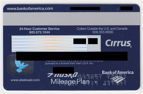 Bank of america credit card customer care. Bank of America Alaska Airlines Business Credit Card Back ...