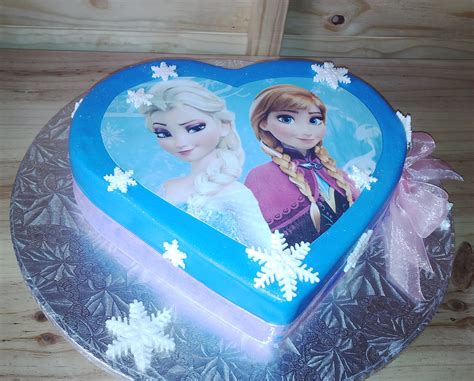 Elsa And Anna Cake Birthday Birthday Cake