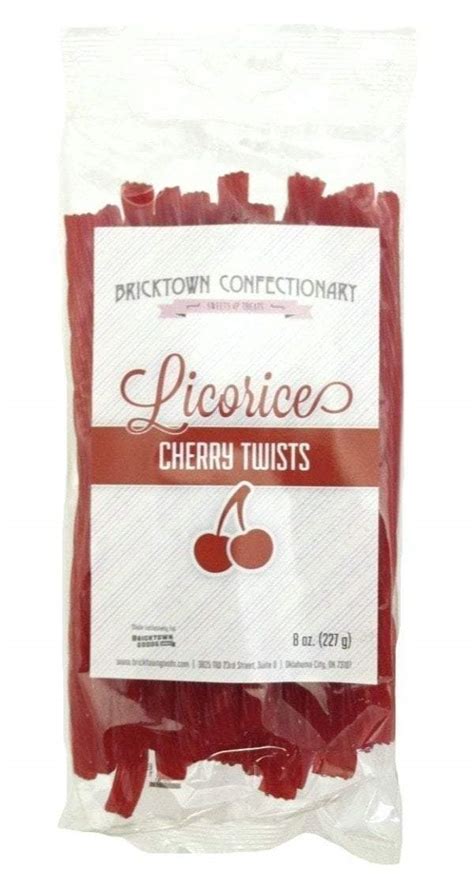 Cherry Licorice Twists Old Fashioned Licorice Candy