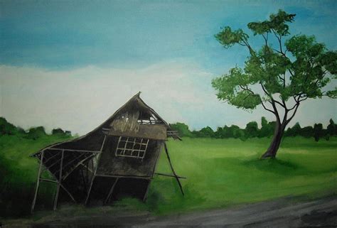 Bahay Kubo Painting By Robert Cunningham