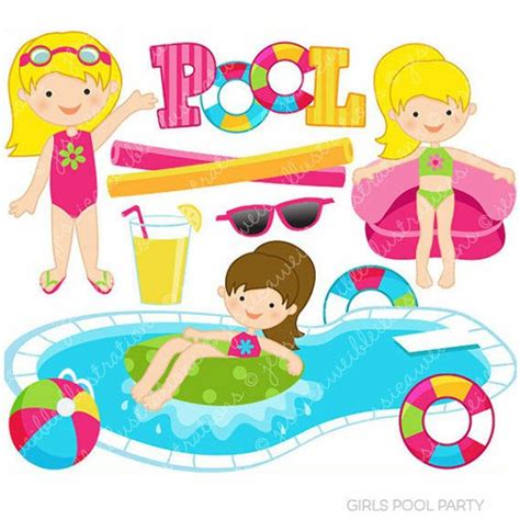 Download High Quality Swimming Pool Clipart Party Transparent Png