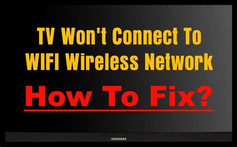 I have connected by hdmi cable and set my chromebook to mirror. My TV Won't Connect To WIFI Wireless Network - How To Fix ...