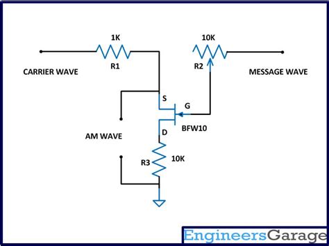 Am Modulator Circuit Diagram Using Transistor