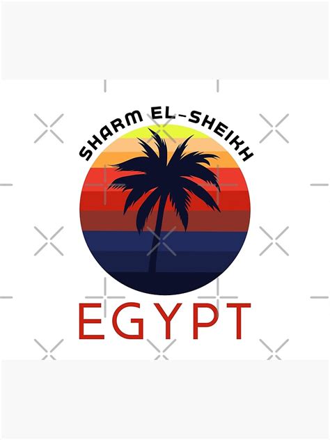 Sharm El Sheikh Egypt Sunset Palm Tree Poster For Sale By Egyptconnection Redbubble
