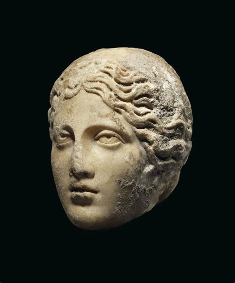 A Roman Marble Female Head