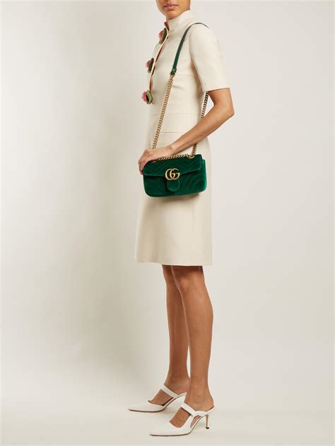 On top of that, i have. Lyst - Gucci Gg Marmont Mini Quilted-velvet Cross-body Bag ...