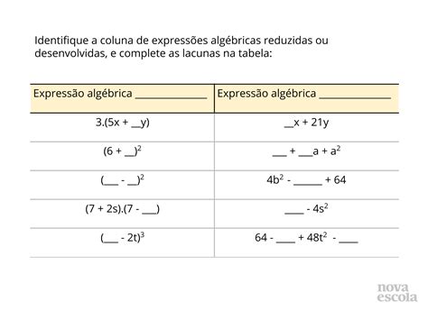 Desenvolver E Generalizar Express Es Alg Bricas Planos De Aula Ano Hot Sex Picture