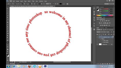How To Draw A Circle In Photoshop