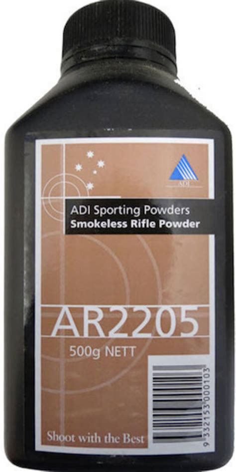 Adi Ar2205 500g Rifle Powder Powder Reloading Reloaders
