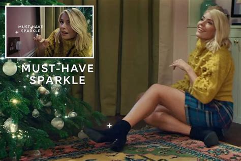 Holly Willoughby Crawls Around Under The Christmas Tree In Marks And Spencers Festive Ad And
