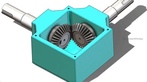 How To Design Two Way Bevel Gear Box Coming Soon Youtube