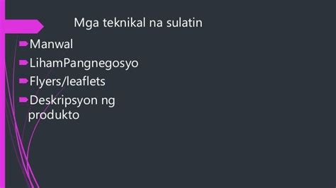 Ano Ano Ang Gamit Ng Teknikal Bokasyonal Na Pagsulat Mobile Legends