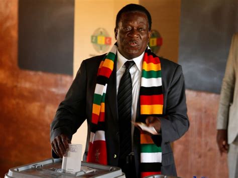 Zimbabwe Mnangagwa Appelle Lunité Lopposition Conteste Challenges