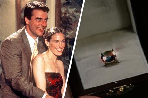 every sex and the city engagement ring ranked elle australia