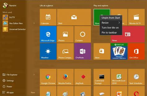 How To Fix Pin To Start And Unpin From Start In Windows 10