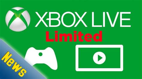 Video Game News Xbox Live Status Is Limited Youtube