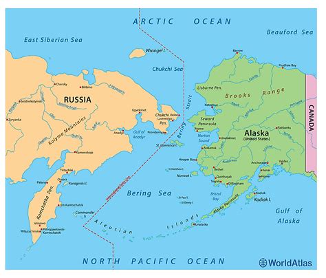 Bering Strait Worldatlas