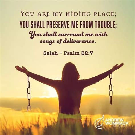 “you Are My Hiding Place You Shall Preserve Me From Trouble You Shall