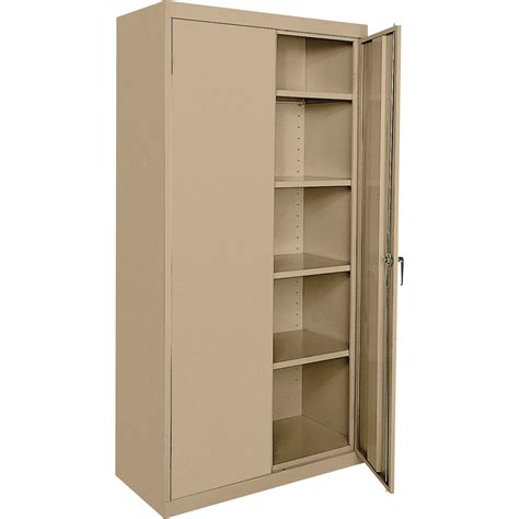Plastic freestanding garage cabinet in gray (35 in. Sandusky Lee Commercial Grade All Welded Steel Cabinet ...