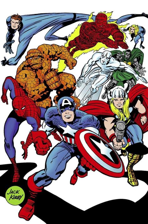 Jack Kirby Comics Comic Book Heroes Comic Books Art