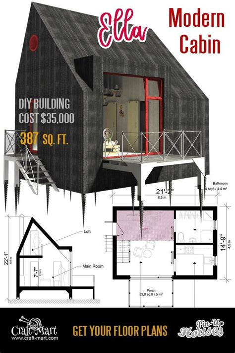 That's where these plans with 1,000 square feet come in! Awesome small house plans under 1000 Sq. Ft. (Cabins ...