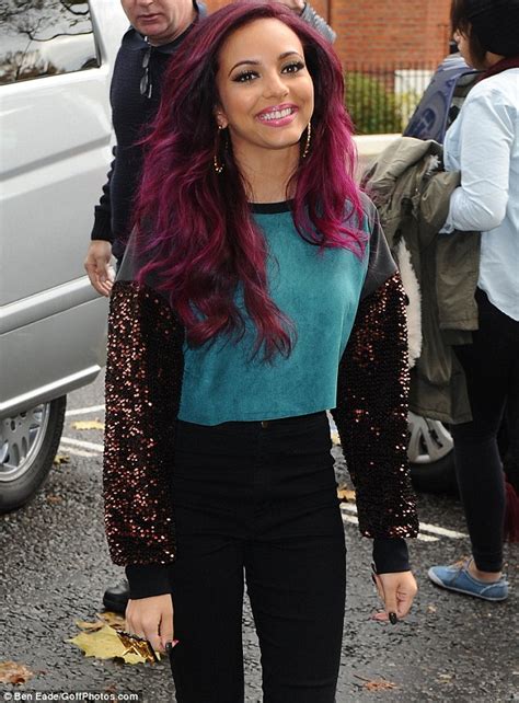 Little Mixs Jesy Nelson Exposing Shorts Hit A Bum Note As Leigh Anne