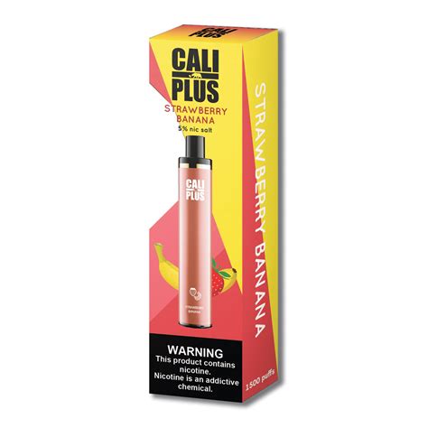 Cali Plus Disposable Strawberry Banana 1500 Puff 50ml Harvard