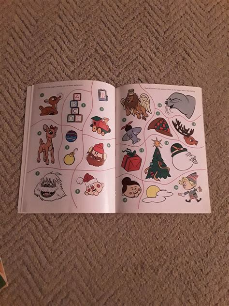 Rudolph The Red Nosed Reindeer Coloring Book With Stickers Etsy