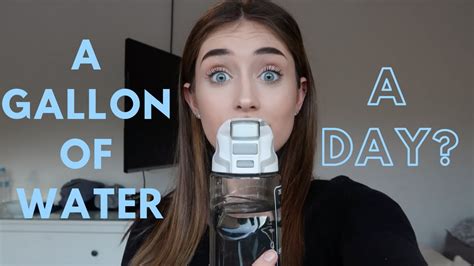 I Drank A Gallon Of Water Everyday For A Week And This Is What Happened Youtube