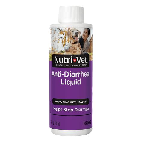 Nutri Vet Anti Diarrhea Liquid For Dogs Helps Sooth Upset Stomach