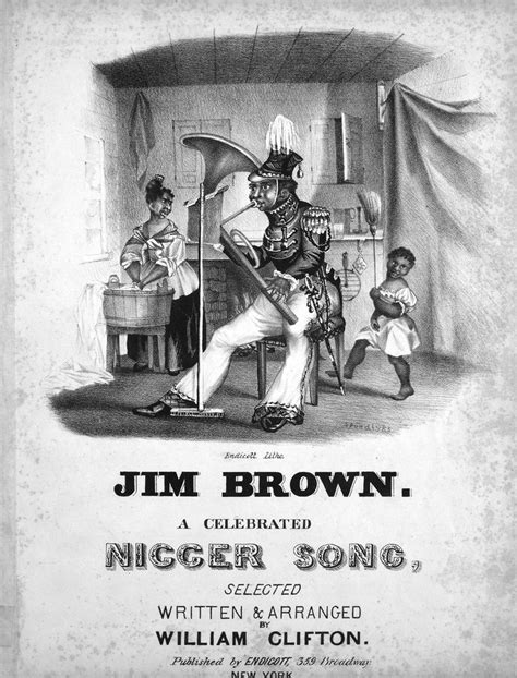 017112 Jim Brown A Celebrated Nigger Song Levy Music Collection
