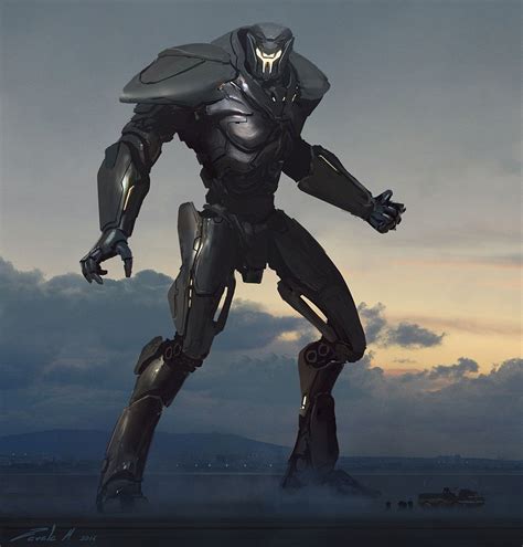 Artstation Obsidian Fury Stephen Zavala Pacific Rim Armor Concept