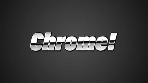 Photoshop Tutorial Chrome Text Effect Youtube