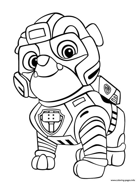 Cool Mighty Chase Coloring Page Ideas
