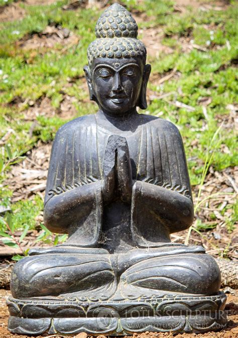 Sold Stone Namaste Buddha In Anjali Mudra Of Greeting Perfect Outdoors