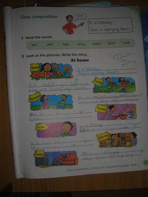 Picture Composition For Class 2 Picture Composition Esl Worksheet