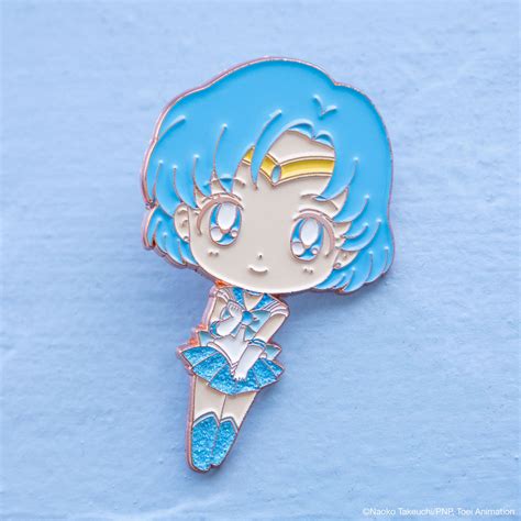 Japanla X Pretty Guardian Sailor Moon Enamel Sailor Mercury Pin