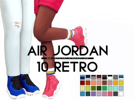 Jordan Shoes Sims 4 Cc Swaghards Jordan Flight High Tops The Cc