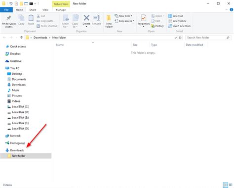 Folders In Downloads Opening In New Window In Windows 10