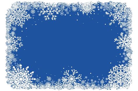 Vector Christmas Snowflakes Frame By Msa Graphics Thehungryjpeg