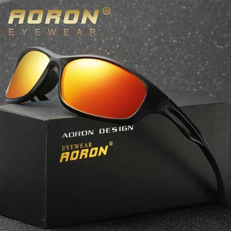 Buy Aoron Flexible Tr90 Mens Sunglasses Polarized Sun Glasses Driving Eyewear