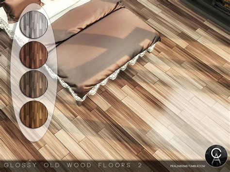 Sims 4 Ccs The Best Glossy Old Wood Floors 2 By Pralinesims All In