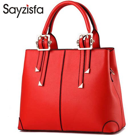 Sayzisfa 2017 Brand New Women Handbags Fashion Designer Female Pu Leather Bags Ladies Shoulder