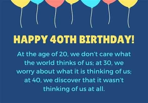 150 Amazing Happy 40th Birthday Messages That Will Make 51 Off