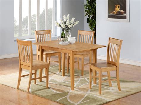 Most sets feature a square, rectangular or round table. 5-PC Norfolk 32"X54" Rectangular dinette table set & 4 ...