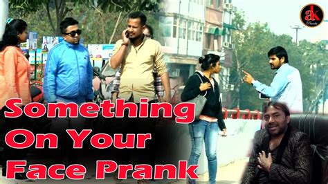 Something On Your Face Prank On Cute Girls And Boys Ak Prank