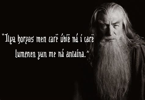 Lord Of The Rings Elvish Quotes Quotesgram