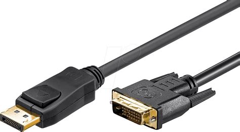 Goobay 51963 Displayport Dvi D Adapter Cable 12 50 M At Reichelt